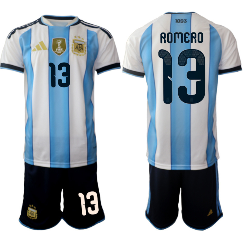 Men Argentina Long sleeve home 0128 style 2026 World Cup Soccer jersey